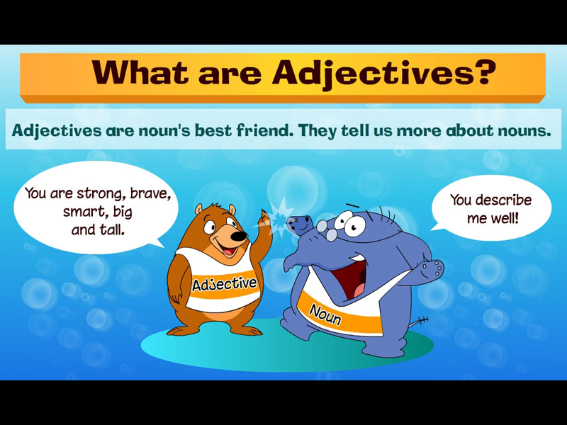 Adjective Chart For Kids