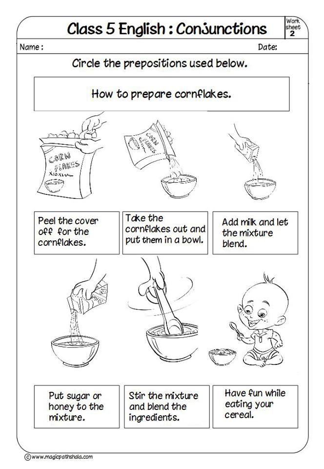 List Of Conjunctions For Kids