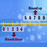 Round up and down
